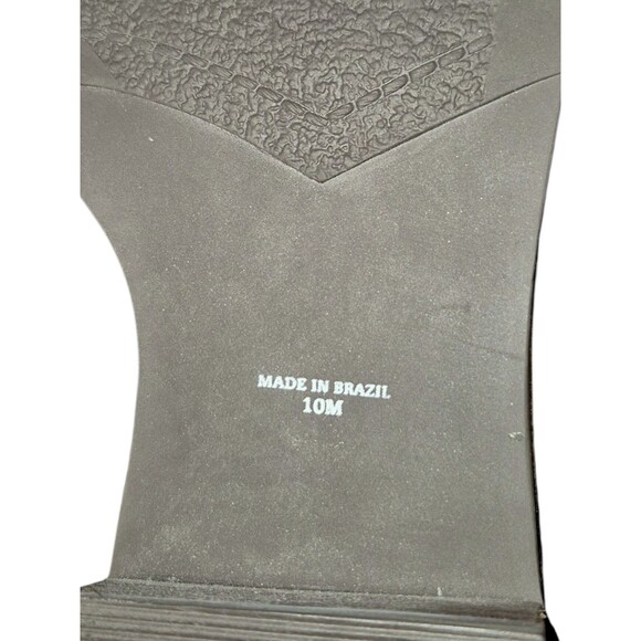 Matisse Womens Size 10 M Brown Leather Zip 15" Shaft Fold Over Riding Classic - Picture 4 of 5